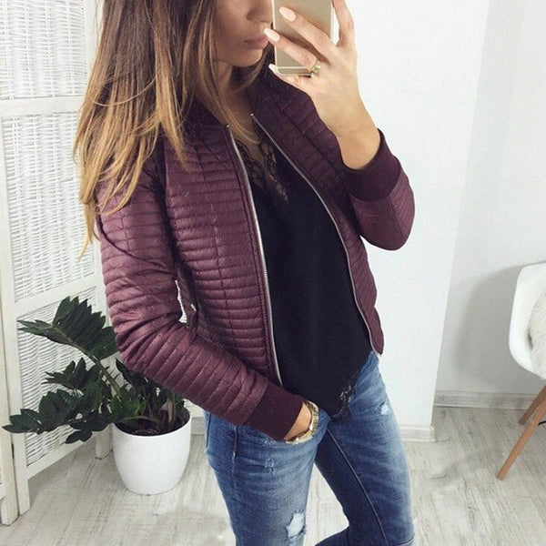 Padded Warm Jacket Outwear Casual Women