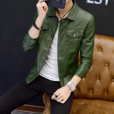 Caual Leather Jacket Men