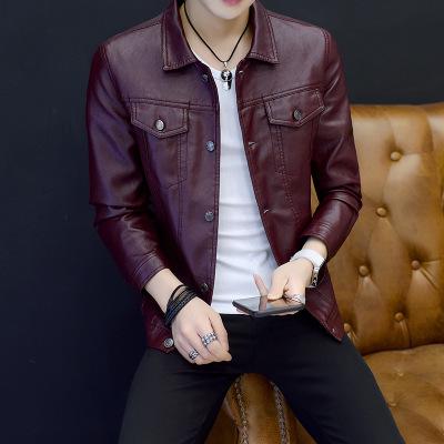 Caual Leather Jacket Men