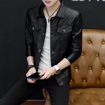 Caual Leather Jacket Men