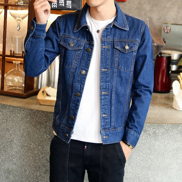 Casual Slim Mens Denim Jacket