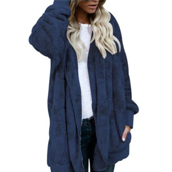Fur Teddy Bear Coat Jacket Women