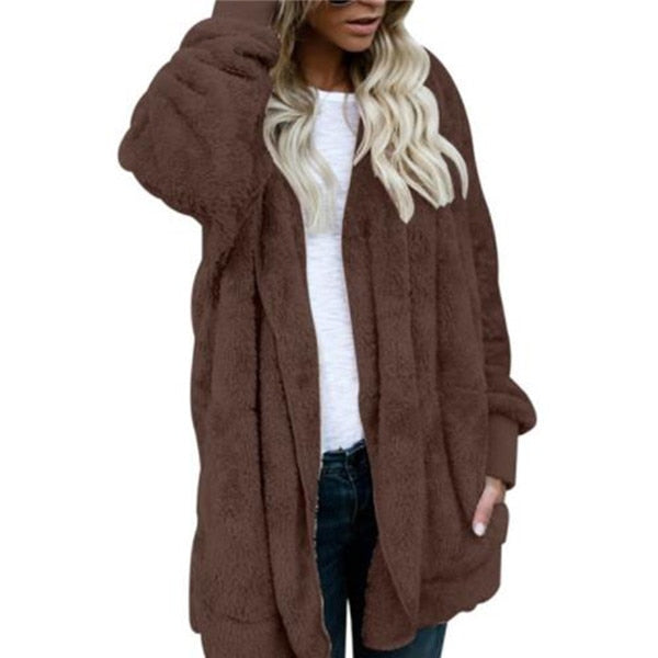 Fur Teddy Bear Coat Jacket Women
