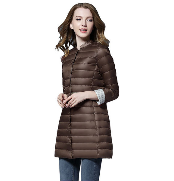 Spring Padded  Ultra Light  Warm Coat Women