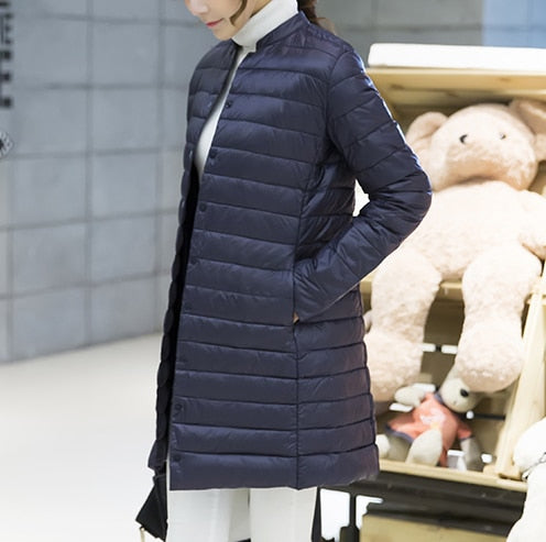 Spring Padded  Ultra Light  Warm Coat Women