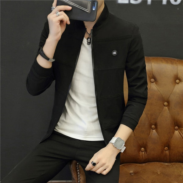 Casual Slim Fashion Jacket Men