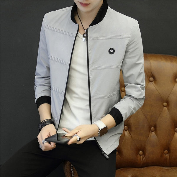 Casual Slim Fashion Jacket Men