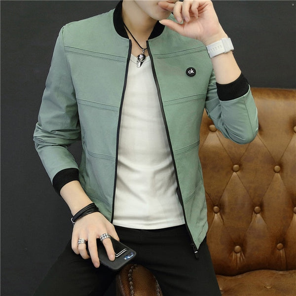 Casual Slim Fashion Jacket Men