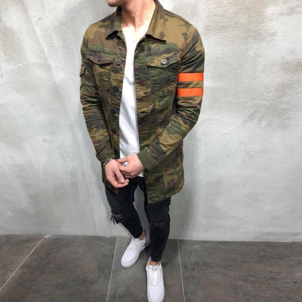 Camouflage Military Jacket Men