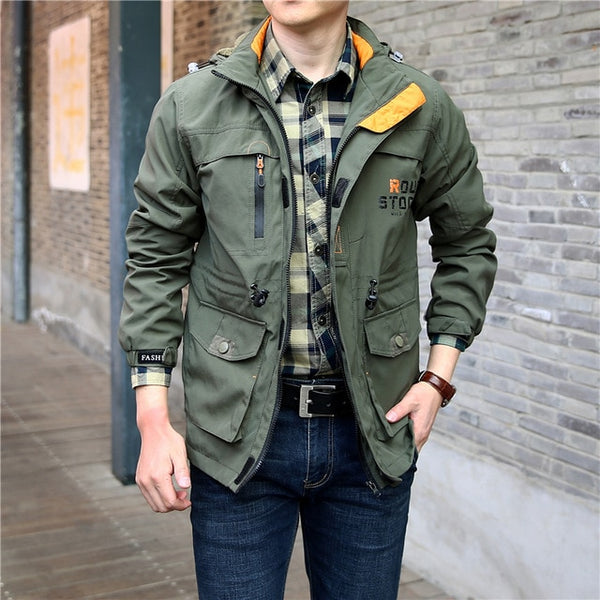 Spring Jacket Men Casual
