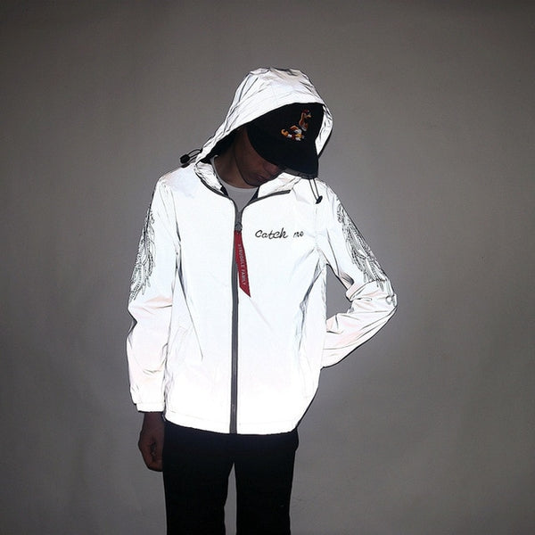 windbreaker 3m reflective jacket Men