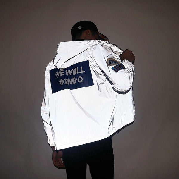 windbreaker 3m reflective jacket Men