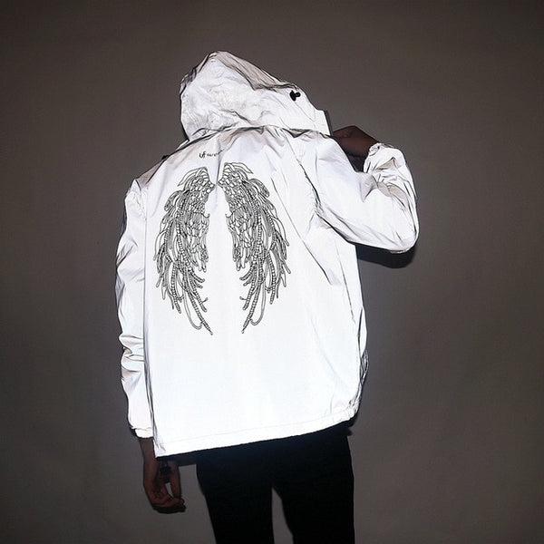 windbreaker 3m reflective jacket Men