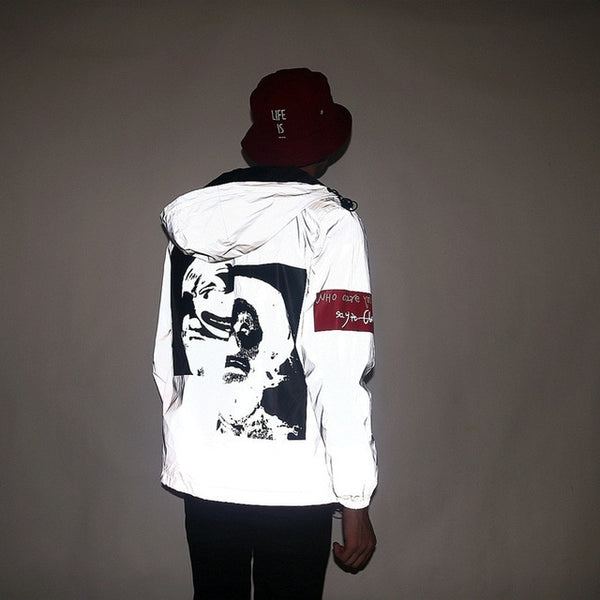 windbreaker 3m reflective jacket Men