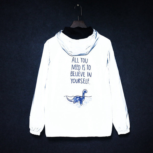 windbreaker 3m reflective jacket Men